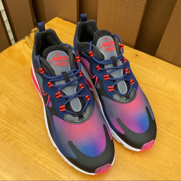 Nike Air Max 270 React SE Navy Black  Women's Shoe - Picture 3 of 4